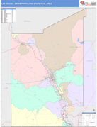 Las Cruces Metro Area Digital Map Color Cast Style